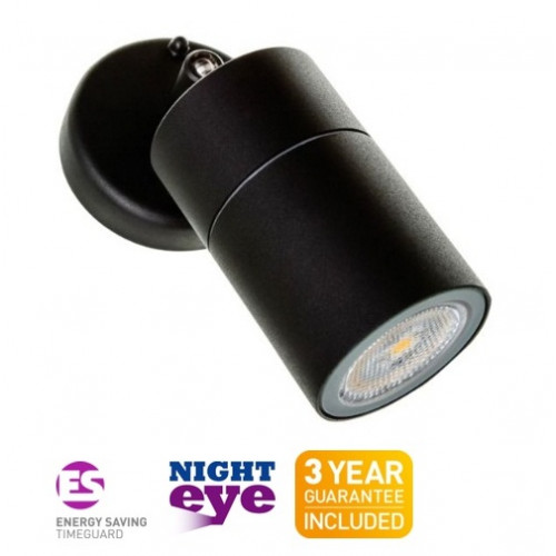 Timeguard (UDB3) LED Ready Adjustable Single Spot Light – Black