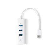 TP-Link, UE330, 3-Port USB 3.0 Hub and Gigabit Ethernet Adapter