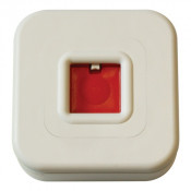 UM1D, Panic Button, Surface Mount with One Change-Over Contact, White
