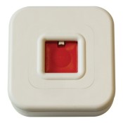 UM2DLED, Panic Button, Surface Mount with One Change-Over Contact, White