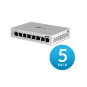 UniFi, US-8-5, 8-Port Fully Managed Gigabit Switch with POE Passthrough, 5-Pack