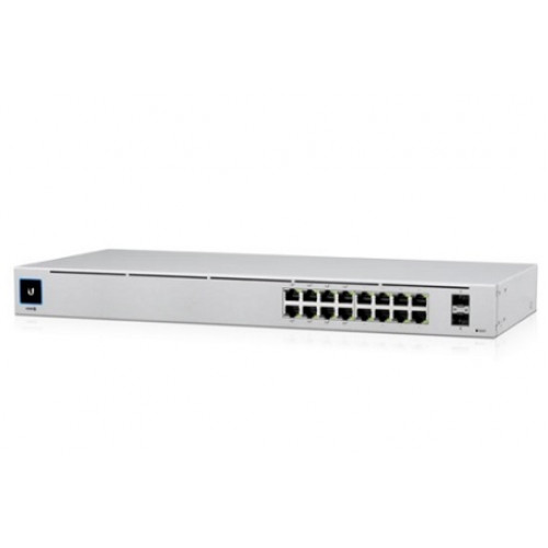 UniFi, USW-16-POE, 16Port Gigabit Switch with PoE and SFP