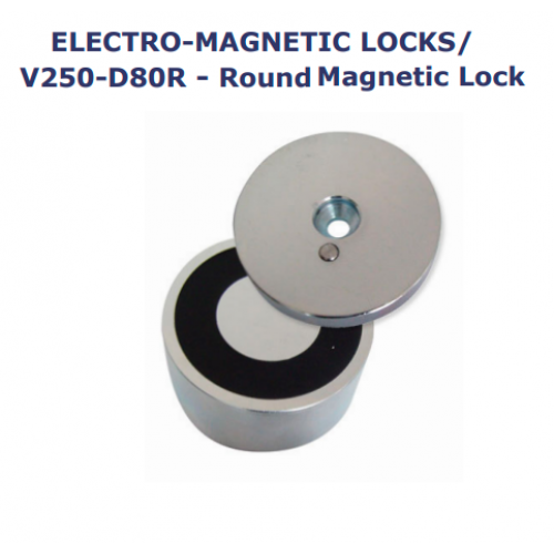 CDV (V250-D80R) 250kg Round Magnetic Lock