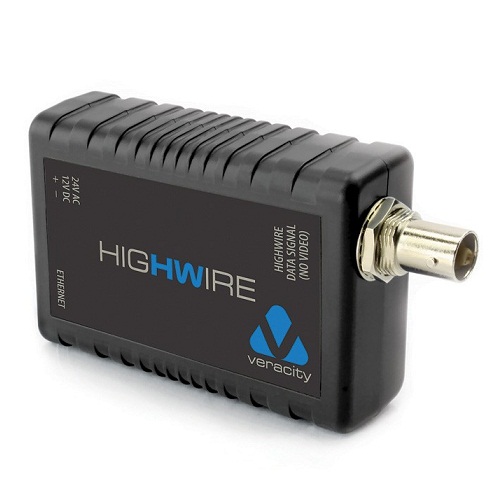Veracity, VHW-HW, HIGHWIRE Ethernet Over Video Cable Converter