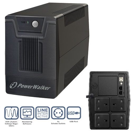 PowerWalker VI 1000 SC UK UPS (600W)