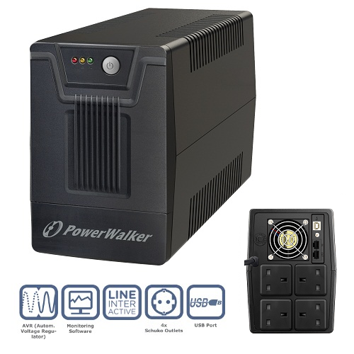 PowerWalker VI 1500 SC UK UPS (900W)