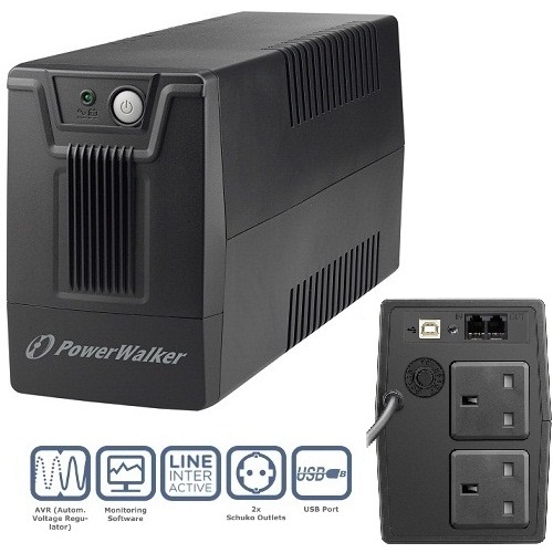 PowerWalker VI 800 SC UK UPS (480W)