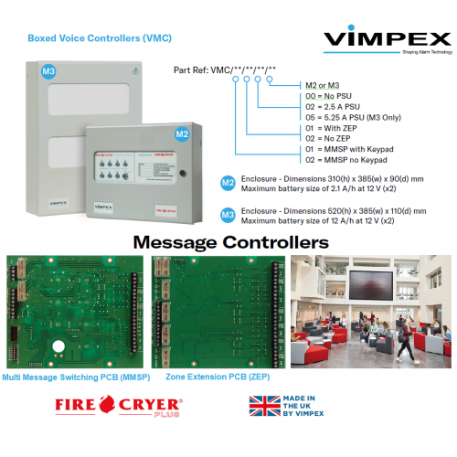 VMC/01/01/05/M3, VMC - with Keypad, ZEP and 5.25A PSU (M3 - Enclosure)