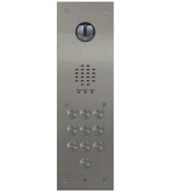 Videx, VR120/136-10/V, 10 Button VR120 Flush Video Panel with 136 amp