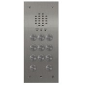 Videx, VR120/136-11, 11 Button VR120 Flush Panel with 136 Amplifier