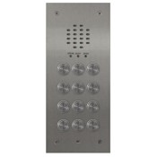 Videx, VR120/136-12, 12 Button VR120 Flush Panel with 136 Amplifier