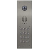 Videx, VR120/136-12/V, 12 Button VR120 Flush Video Panel with 136 amp