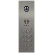 Videx, VR120/136-12/V, 12 Button VR120 Flush Video Panel with 136 amp