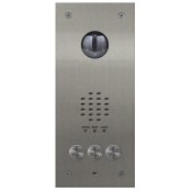 Videx, VR120/136-3/V, 3 Button VR120 Flush Video Panel with 136 amp