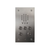 Videx, VR120/136-5, 5 Button VR120 Flush Panel with 136 Amplifier