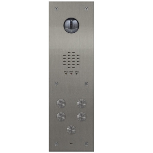 Videx, VR120/136-5/V, 5 Button VR120 Flush Video Panel with 136 amp