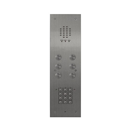 Videx, VR120/136-6/CL, 6 Button, 136 Amplifier VR120 Flush Panel with CL