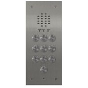 Videx, VR120/138-10, 10 Button Flush 2200 Audio VR Panel with 138 amp