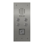 Videx, VR120/138-4/PR, 4 Button Flush 2200 Audio VR Panel with Prox Cut Out