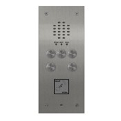 Videx, VR120/138-5/PR, 5 Button Flush 2200 Audio VR Panel with Prox Cut Out