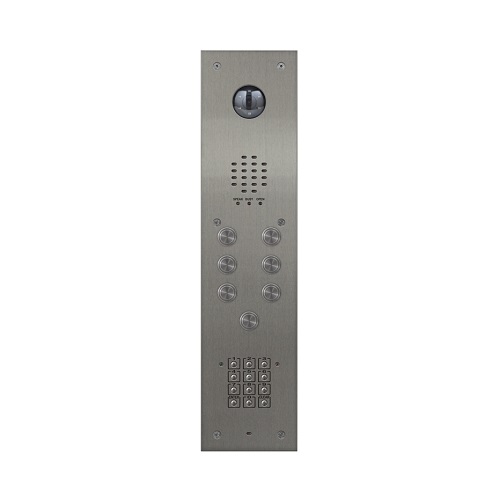 Videx, VR120/138-7/V/CL, 7 Button Flush 2200 Video V/R Panel with CL