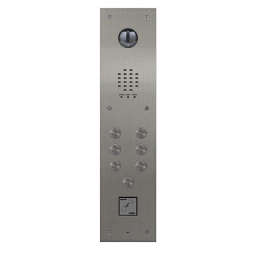Videx, VR120/138-7/V/PR, 7 Button Flush Video Panel with Prox Cut Out