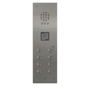 Videx, VR120/138-8/PR, 8 Button Flush 2200 Audio VR Panel with Prox Cut Out