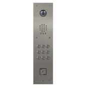 Videx, VR120/138-9/V/PR, 9 Button Flush Video Panel with Prox Cut Out