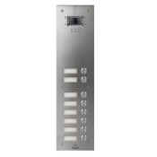 Videx, VR130/IP-8/NP, 8 Button Flush V/R IP Video with Name Plate Window