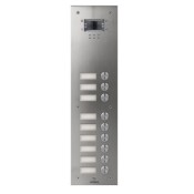 Videx, VR130/IP-9/NP, 9 Button Flush V/R IP Video with Name Plate Window