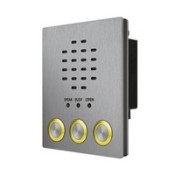 Videx, VR4KAM2W-3/Y, VR4K Series 3 Button Speaker Module (Yellow Bezel)