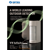 Optex (VXI-DAM-X5) PIR / Microwave, Advanced Multidimensional, 12m, Anti Masking *10.525 GHz