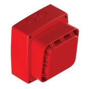 Wi-Fyre (WF10-030) Wireless Wall Mounted Sounder with Batteries - Red