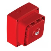 Wi-Fyre (WF10-032) Wireless Sounder and Visual Indicator with Batteries - Red