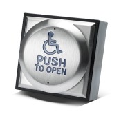 ICS, WPB-900, Wireless 4" DDA Switch - WHEELCHAIR & PUSH TO OPEN Logo