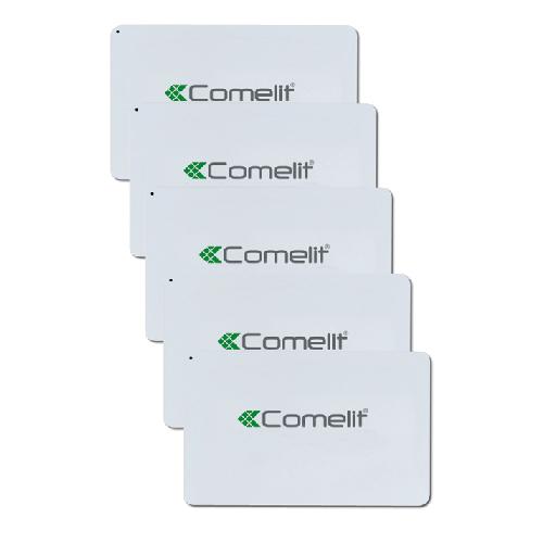 COMELIT (SK9553), FIVE TRANSFER CARDS - CREDIT CARD SIZE