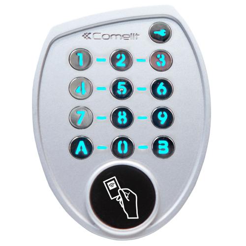 COMELIT (SKR), ELECTRONIC KEYPAD, 100 CODES, INTEGRATED READER, 500 BADGES