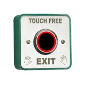 CQR, XB/TF1, Touch Free Exit Button (Stainless Steel)