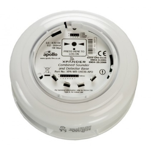 XPA-WB-14036-APO, Xpander Combined Sounder and Detector Base