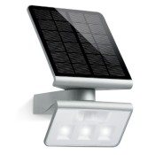 Steinel, XSolar L-S/S, Solar LED Sensor Light for Wall - Silver