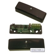 Knight Plastics, YEND74BK, Large with Selectable Resistors - Black (G3)