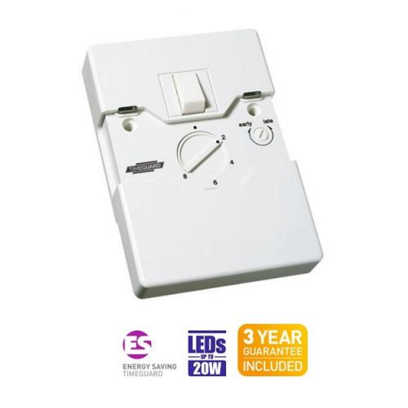 Timeguard (ZV210) Programmable Security Light Switch Single Gang