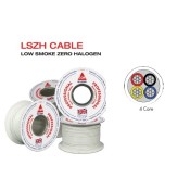 CQR 4 Core White Screened Type 1 with LSZH Sheath - 100m Reel (CABS4HF/WH/100)