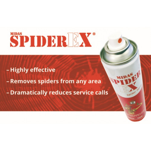 709-0063. Midas Spiderex Spider Repellent Aerosol Spray for CCTV Cameras